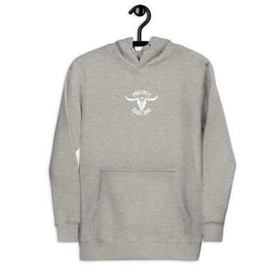 PZO Hoodie "Embroidered" - Carbon Grey