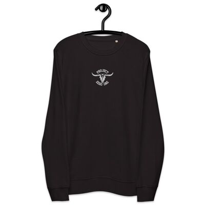 PZO sweatshirt "Embroidered" - Deep Charcoal Grey