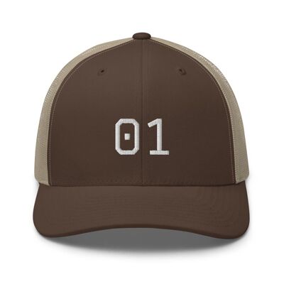 01 Trucker Cap - Brown/ Khaki