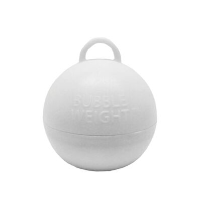 Peso Globo Burbuja Blanco