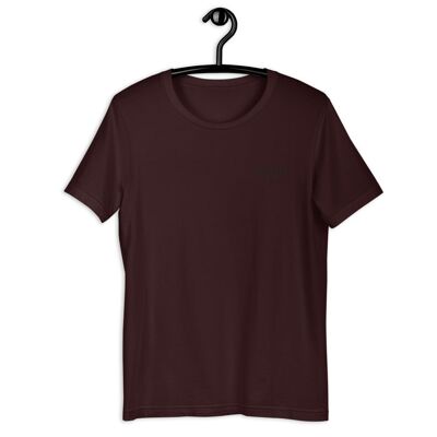 Project01 Short-Sleeve Unisex T-Shirt - Oxblood Black