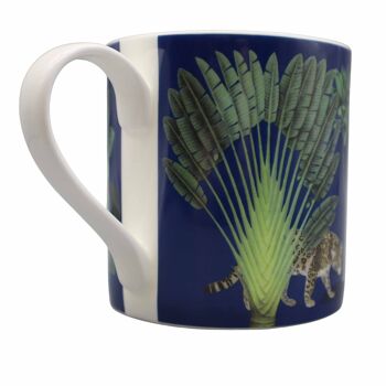 Darwin's Menagerie Bone China Mug 380 ml en bleu marine 3