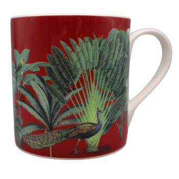 Darwin's Menagerie Bone China Mug 380 ml en rouge 3