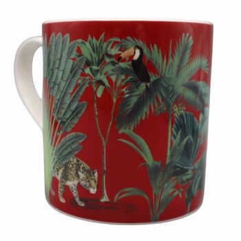 Darwin's Menagerie Bone China Mug 380 ml en rouge 5