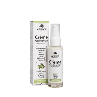 Crème Hypoallergénique anti-âge sans parfum 40 ml bio Ecocert