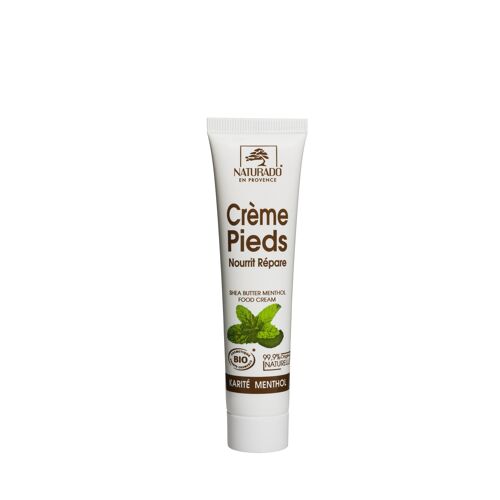 Crème Pieds soin apaisant et rafraîchissant 40 ml bio Ecocert