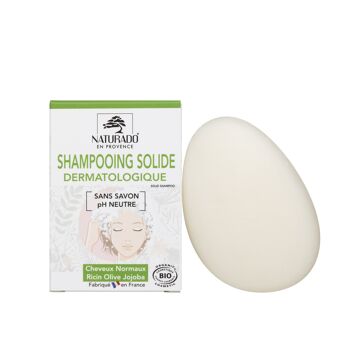 Shampooing solide Dermatologique écologique solution nomade 85 g Bio Ecocert 1