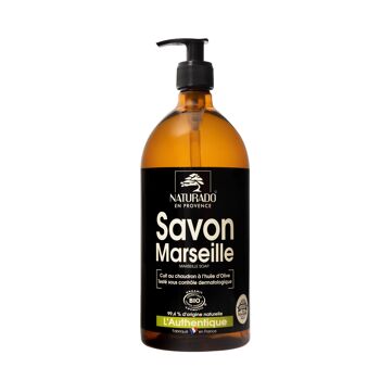 L'Authentique savon de Marseille sans parfum 1 litre bio Ecocert 1