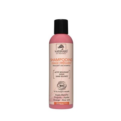 Frequent use shampoo without sulphate 200 ml organic Ecocert
