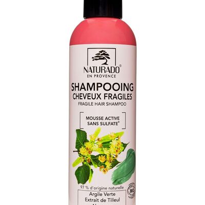 Organisches sulfatfreies Shampoo für brüchiges Haar 200 ml Ecocert