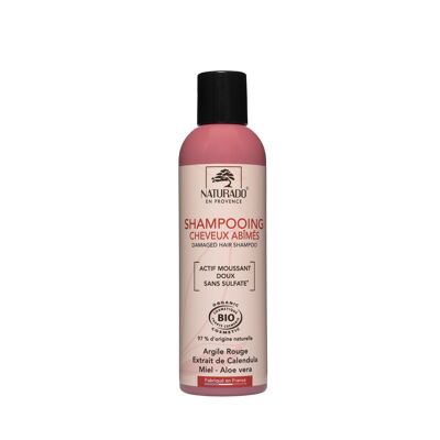 Champú sin sulfatos orgánico para cabello dañado 200 ml Ecocert