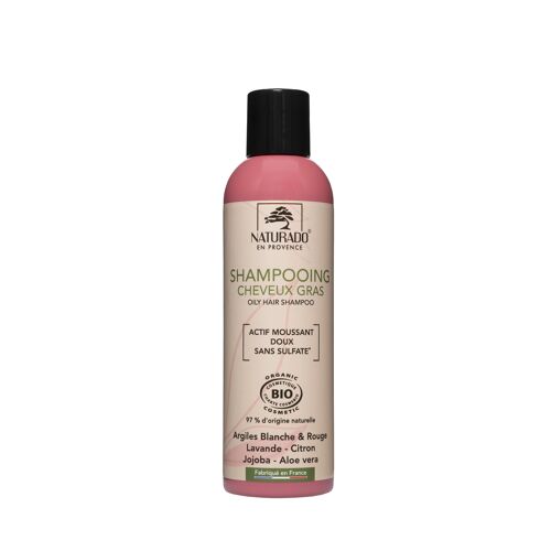 Shampooing Cheveux Gras sans sulfate 200 ml bio Ecocert