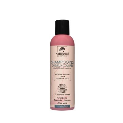 Colored hair shampoo without sulphate 200 ml organic Ecocert