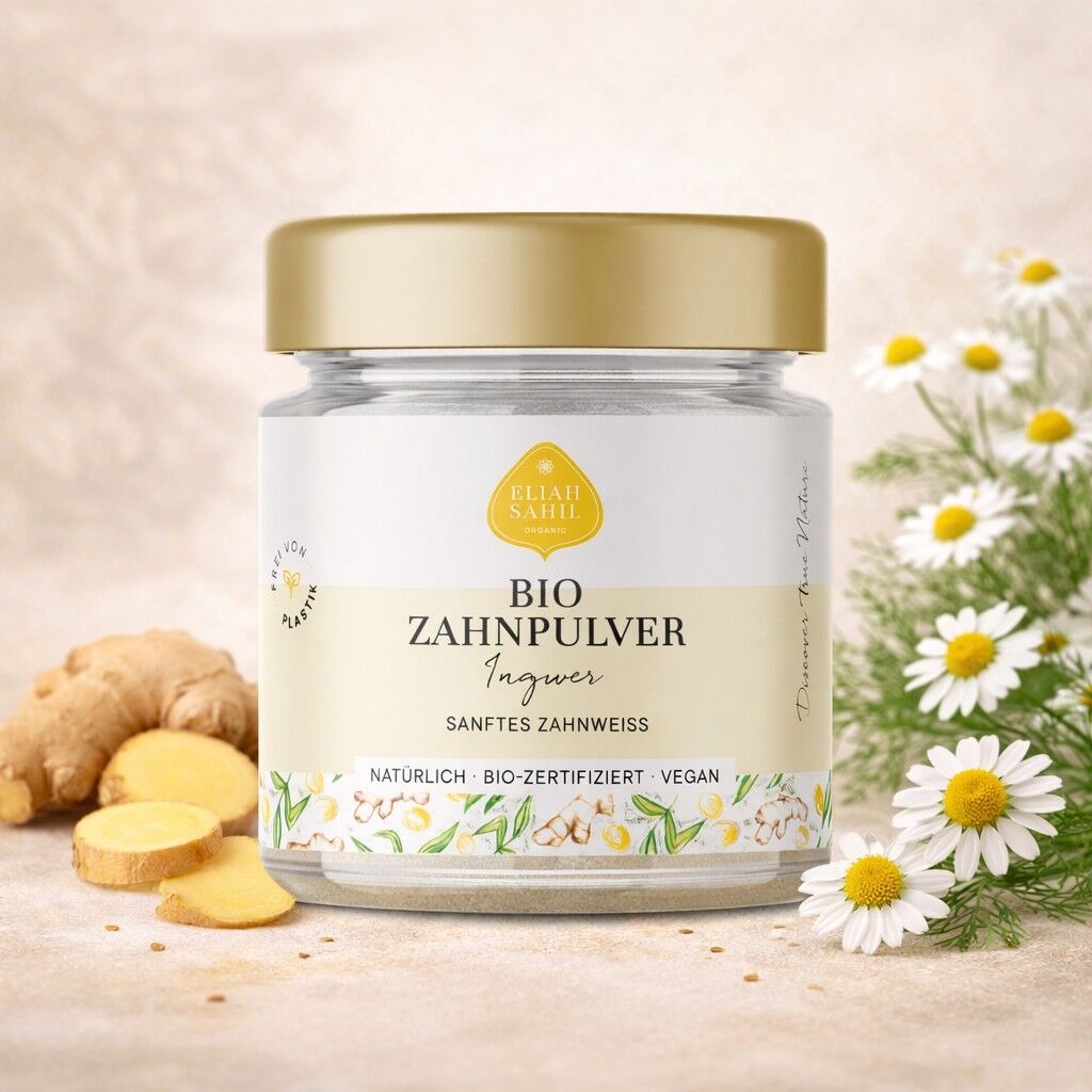 Bio Zahnaufhellungspulver Ingwer