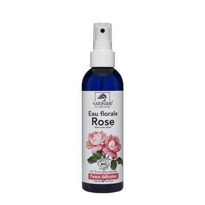 Agua floral de Rosa Damascena Ecológica 200 ml Ecocert