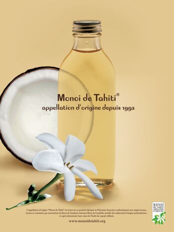Monoï de Tahiti Tiare 150 ml pur Appellation d'Origine 5