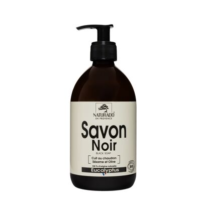 Savon noir Eucalyptus tonic 500 ml bio Ecocert