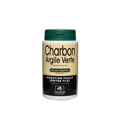 Gélules végétales Argile Montmorillonite Charbon végétal 120 gélules