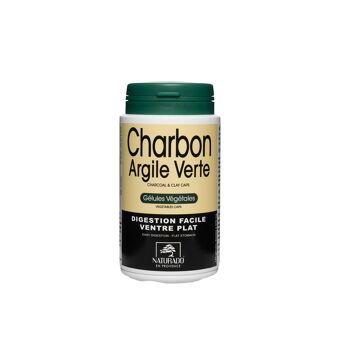 Gélules végétales Argile Montmorillonite Charbon végétal 120 gélules 1