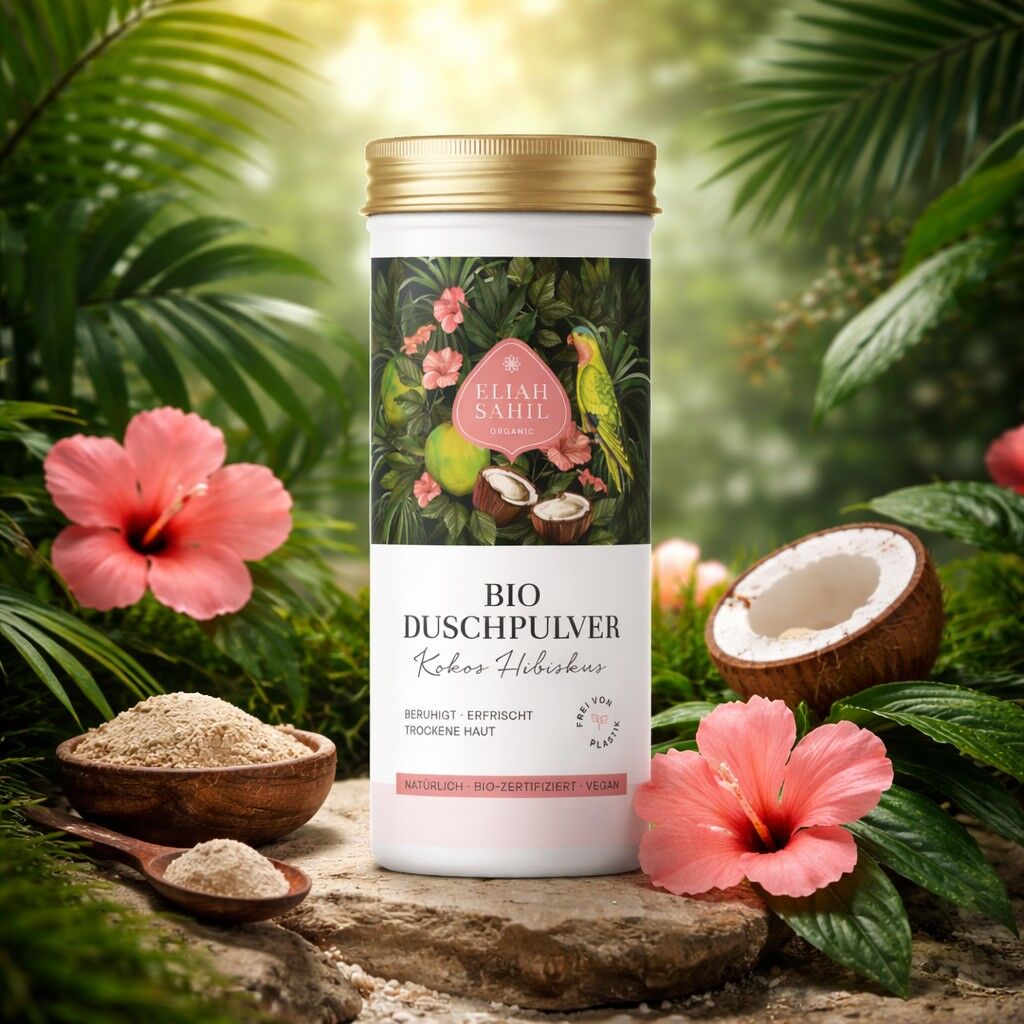 Bio-Bio-Duschpulver Kokosnuss