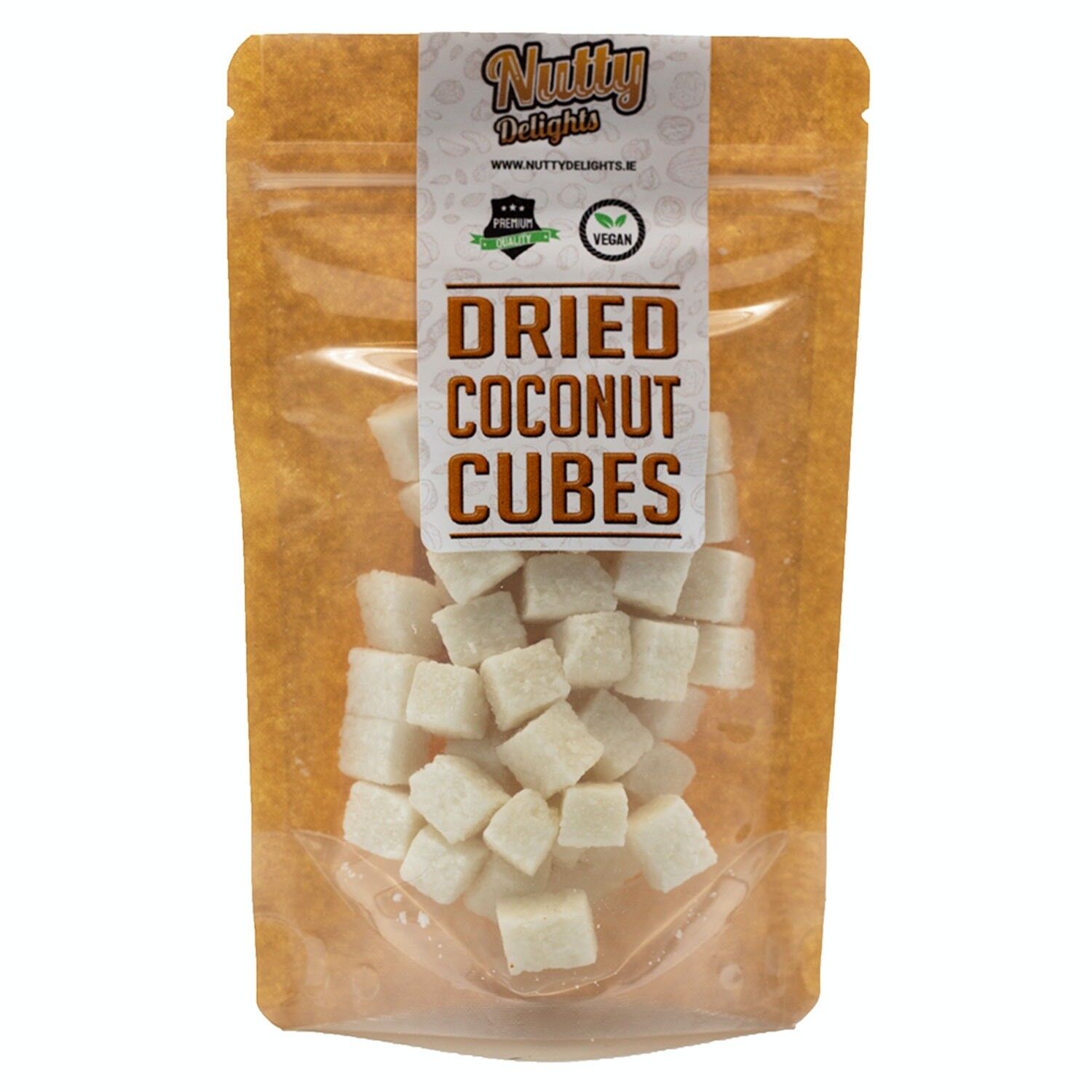 Cubetti di cocco essiccato