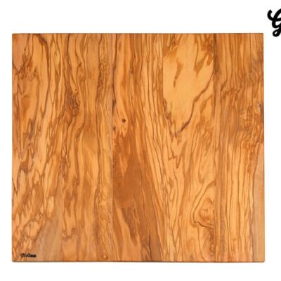 Tagliere per pizza in legno d'ulivo 36x36x1,3 cm