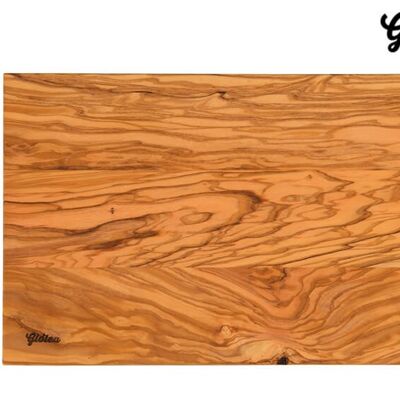 Tabla de embutidos de madera de olivo 30x21,5x1,3 cm