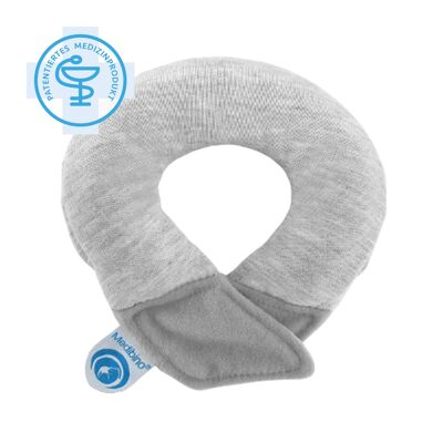 Medibino baby head protection sweat gray | Material: sweat
