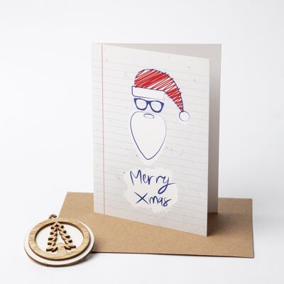 Santa XMas - Greeting Card