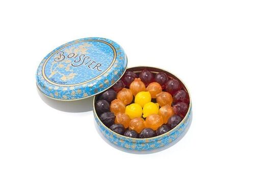 Bonbons boule fruits - T0 bleu