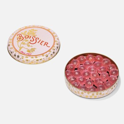 Caramelle a forma di palla rosa