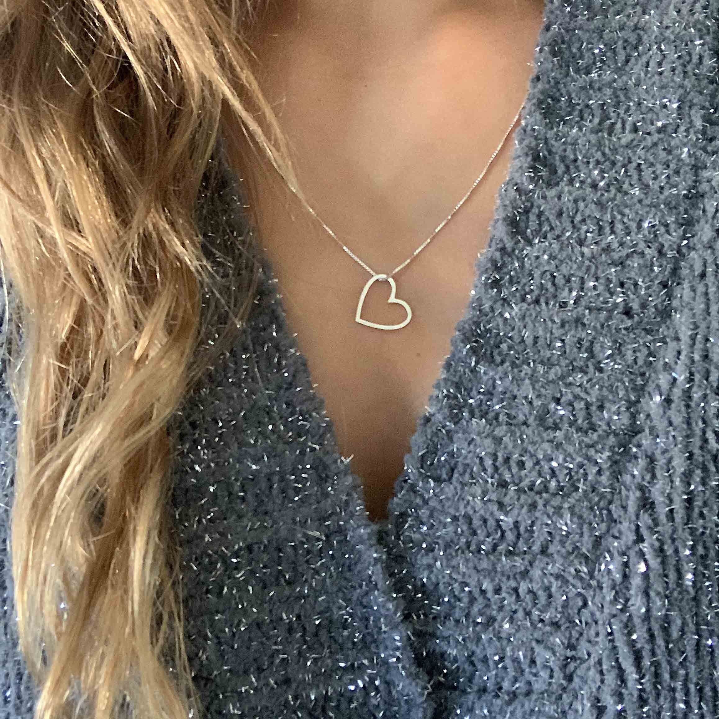 Collana Mini Cuore Argento