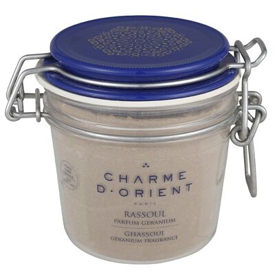 Rassoul parfum Géranium - Pot terrine 250 g