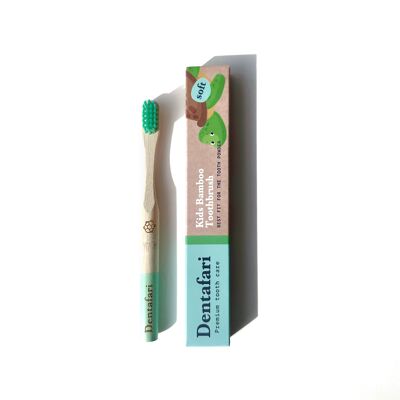 ✨NEW✨ Bamboo children's toothbrush - GREEN - SOFT