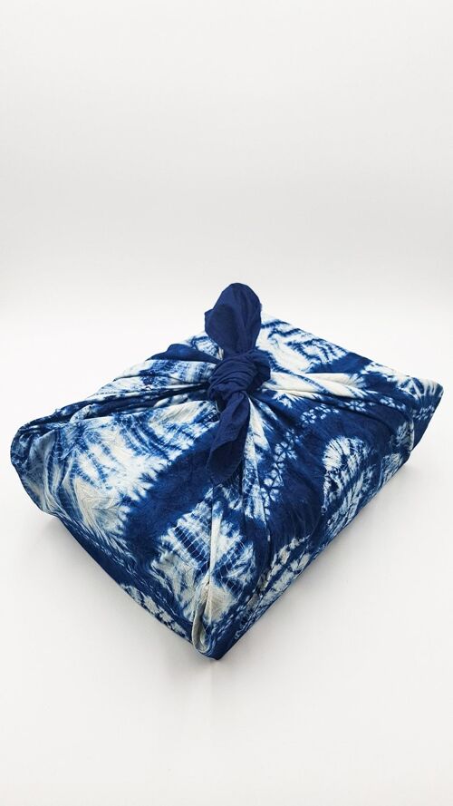 Furoshiki reusable fabric gift wrapper, zero-waste fabric Christmas gift package durable wall hanging mandala Japan
