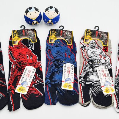 Chaussettes Japonaises Tabi en Coton et Motif Kongo Rikishi Taille Fr 40 - 45