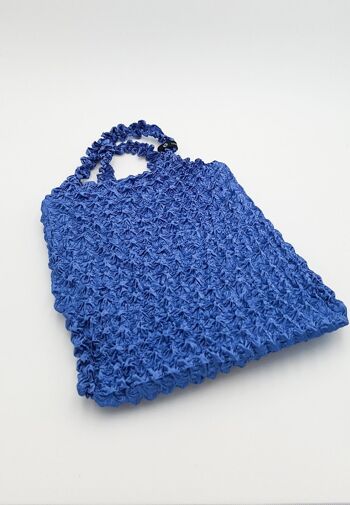 Shibori Bag washable and reusable tote bag handmade in Japan, durable bulk bag united patterns - Bordeaux 7