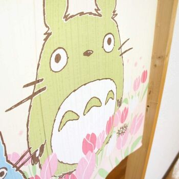 COS11230 Noren rideaux de porte japonais Mon Voisin Totoro motif Tulipes, japon Ghibli studio totoro tapisserie rideau de fenêtre 7