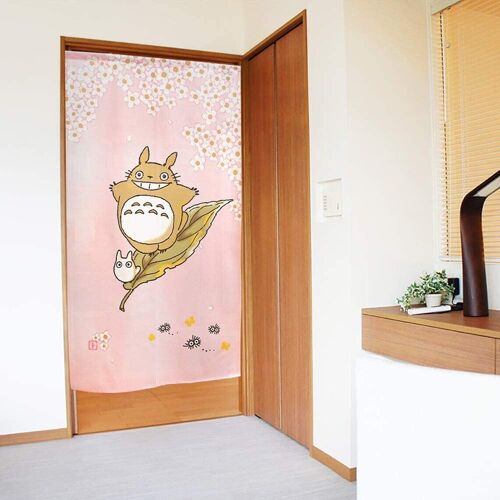 COS1067 Noren rideaux de porte japonais Mon Voisin Totoro motif Brise Printaniere