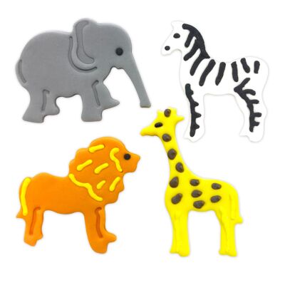 Jungle Animals Sugarcraft Toppers