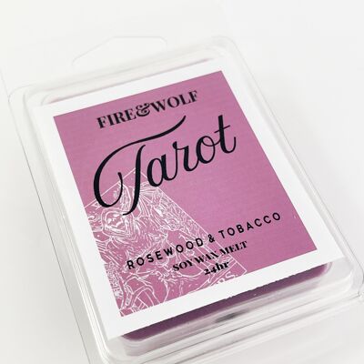 Fondant de cire de tarot | Bois de rose et tabac