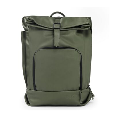 family bag | leather - forest green