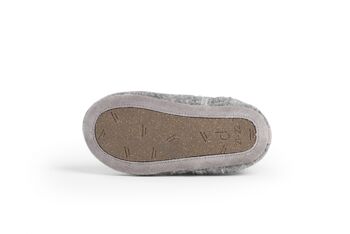 chaussures premier pas | laine - gris brumeux 5
