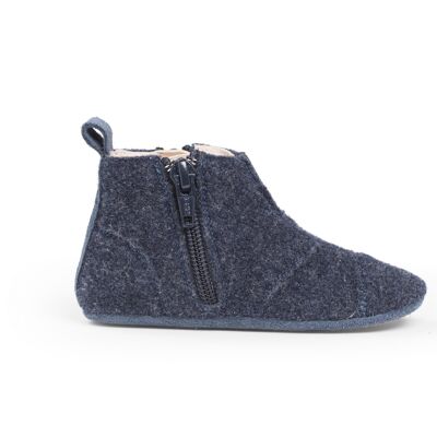 first step shoes | wool - ocean blue