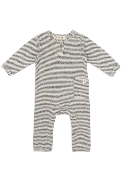 baby jumpsuit-grey melange