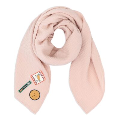 scarf | swaddle powder pink