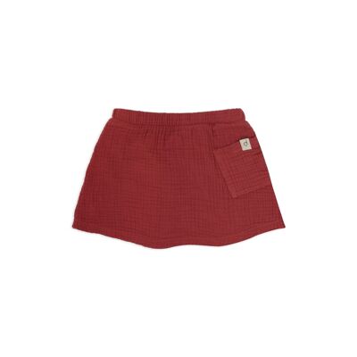 baby skirt-clay red