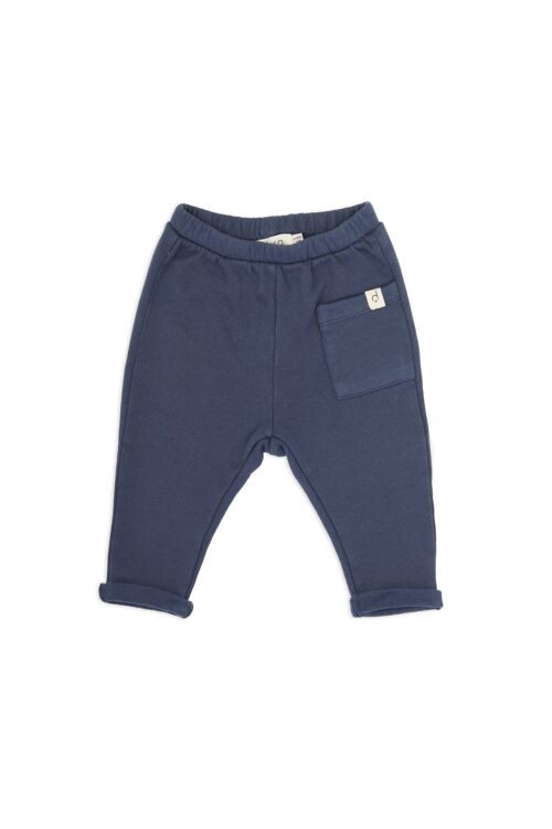 baby sweat pants-sea blue