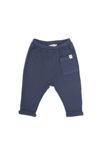 pantalon de survêtement bébé-bleu mer 1