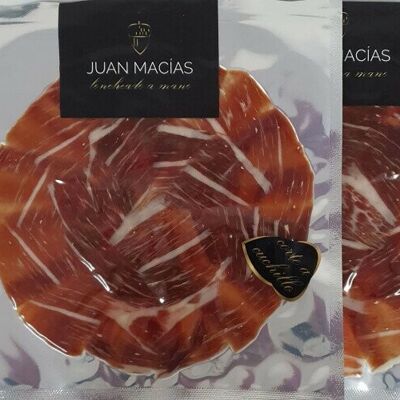 SCHINKEN SCHINKEN CEBO FIELD IBÉRICO 50% IBERIAN RACE (PACKUNG VON 20 EINHEITEN IN 80GR PAKETEN, MIT EINEM MESSER GESCHNITTEN UND VON HAND VERPACKT)